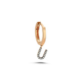 Letter Earring: U - Single