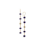 Rasia Five - Cylinder Lapis Earring - Single