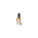 Nerice Octopus Earring Small - Single
