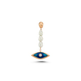 Evil Eye Pearl Earring - Single