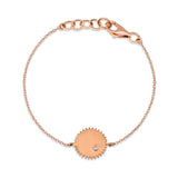 Catch You Full Circle Bracelet with White Diamond