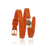 Triple Goddess Leather Bracelet