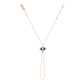 Navy Blue Evil Eye Hand Bracelet - Small