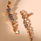 Curved Earrings - For the Left Ear