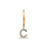 Letter Earring: C - Single