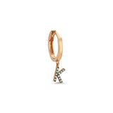 Letter Earring: K - Single