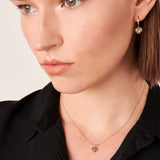 Heart Necklace with Cognac Diamond