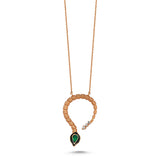 Baby Dragon Emerald Necklace