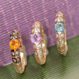 Uraeus Citrine Ring