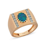 Orira Opal Pinkie Ring