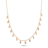 Cacia Necklace - Marquise White Diamond