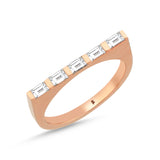 Alicha Ring & White Baquette Diamond