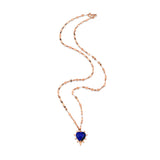 Catch You Lapis Heart Necklace
