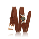 Triple Goddess Leather Bracelet