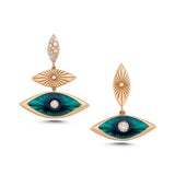 Evil Eye Drop Earring - Single