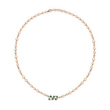 Princess Cut Diamond Necklace