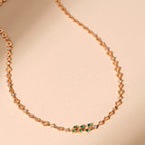 Princess Cut Diamond Necklace