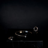 Black Enamel Ayida Ring