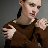 Gaia Micro Setting Pinkie Ring