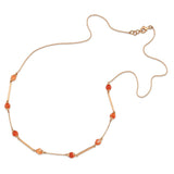 Coral Necklace Short
