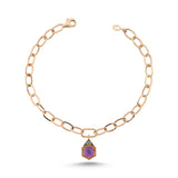 Amethyst Birthstone Bracelet - February