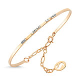 Bracelet with White Baguette Diamond