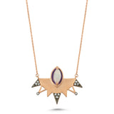 Aisa White Opal Necklace