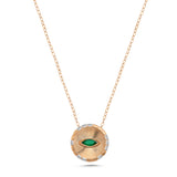 Kashchei Medallion with White Diamond Large