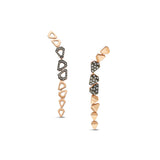 Curved Earrings - For the Left Ear