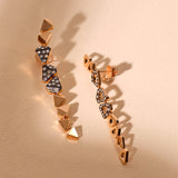 Curved Earrings - For the Right Ear