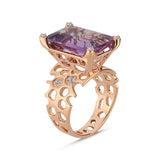 Amethyst Waves Ring