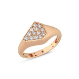 Gaia Micro Setting Pinkie Ring