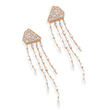 Gaia Baguette Dangle Earrings