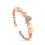 Gaia White Diamond Bangle