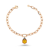 Citrine Birthstone Bracelet - November