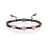 Bian Bracelet - Eyes Agate & Rhodochrosite