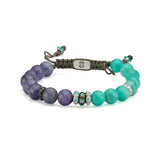 Zhayu Bracelet - Tanzanite & Amozonite