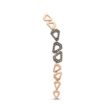 Curved Earrings - For the Right Ear
