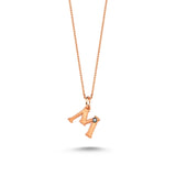 M Necklace Small