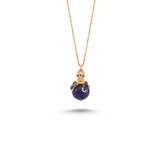 Nerice Lapis Mini Octopus Necklace
