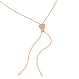 Gaia Micro Set Slider Necklace