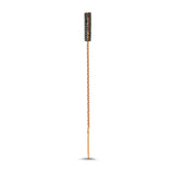 Black Diamond Bar Chain Earring - Single