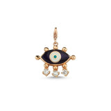 Navy Blue Evil Eye Charm