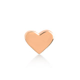 Heart Stud Earring Small - Single