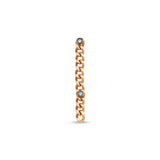 2 Diamond Retro Chain Earring - Single