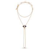 Navy Blue Evil Eye Hand Bracelet - Small