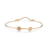 White Diamond Thin Bracelet