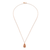 Smoky Quartz Rain Drop Necklace