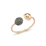 Black Diamond Binary Ring