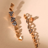 Curved Earrings - For the Right Ear